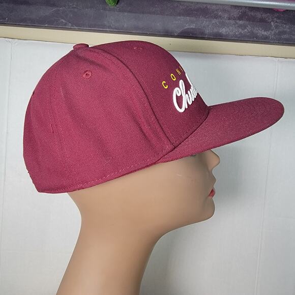Converse "Chuck Taylor" Dark Red Snap Back Ball Cap - Picture 6 of 7